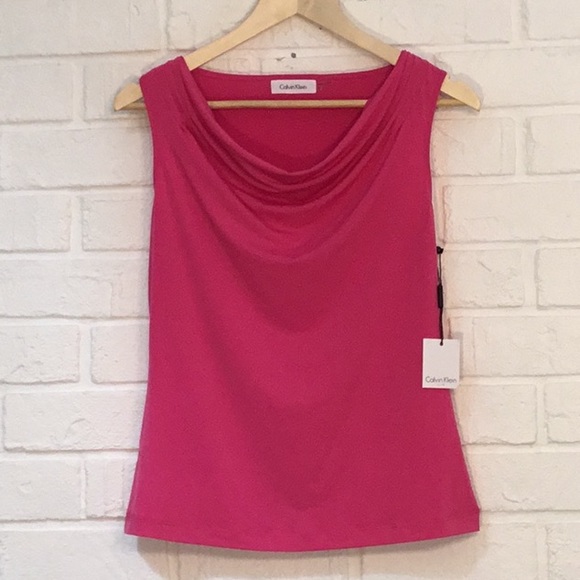 Calvin Klein Tops - Calvin Klein Cowl Neck Sleeveless Top Size S